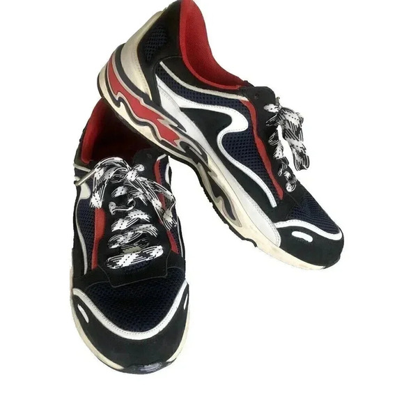 Sandro Paris Flame Sneakers in Dark Navy Size EU 39 (MSRP $245) - Picture 1 of 7